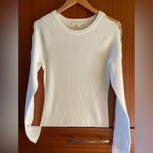 Jonathan Simkhai stretch ribbed cut out top